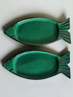 2 raviers céramique vintage 1950-60