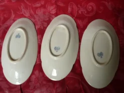 3 raviers en faïence de Gien