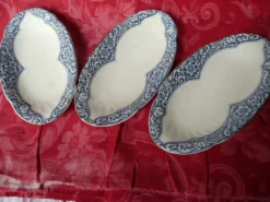 3 raviers en faïence de Gien