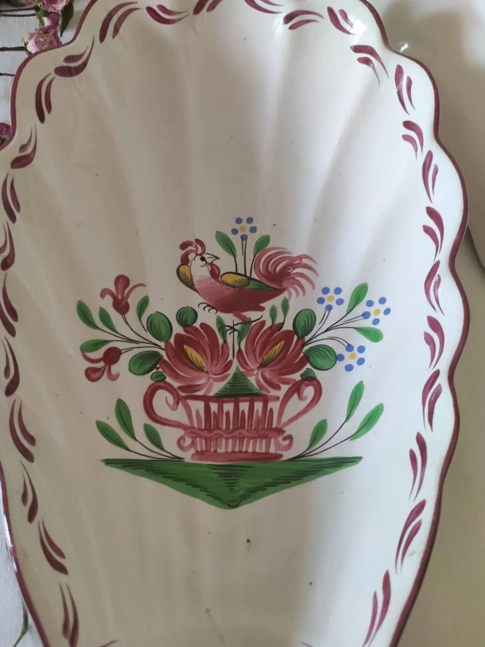 2 raviers faience de St. Clement