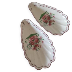 2 raviers faience de St. Clement