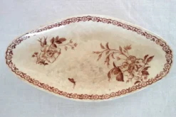 Ravier terre de fer Gien modèle Mai vers 1900