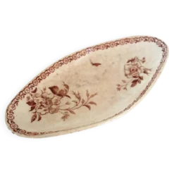 Ravier terre de fer Gien modèle Mai vers 1900