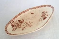 Ravier terre de fer Gien modèle Mai vers 1900