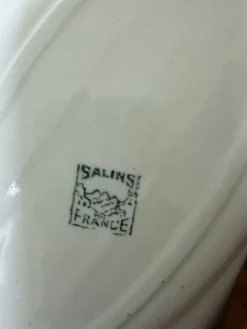 Ravier vintage en porcelaine des Salins