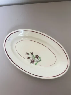 Ravier vintage en porcelaine des Salins
