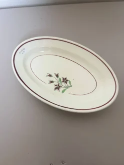 Ravier vintage en porcelaine des Salins