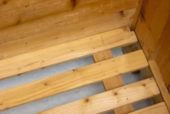 Reclaimed wood bench by Piet Hein Eek