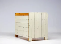 Reclaimed wood bench by Piet Hein Eek