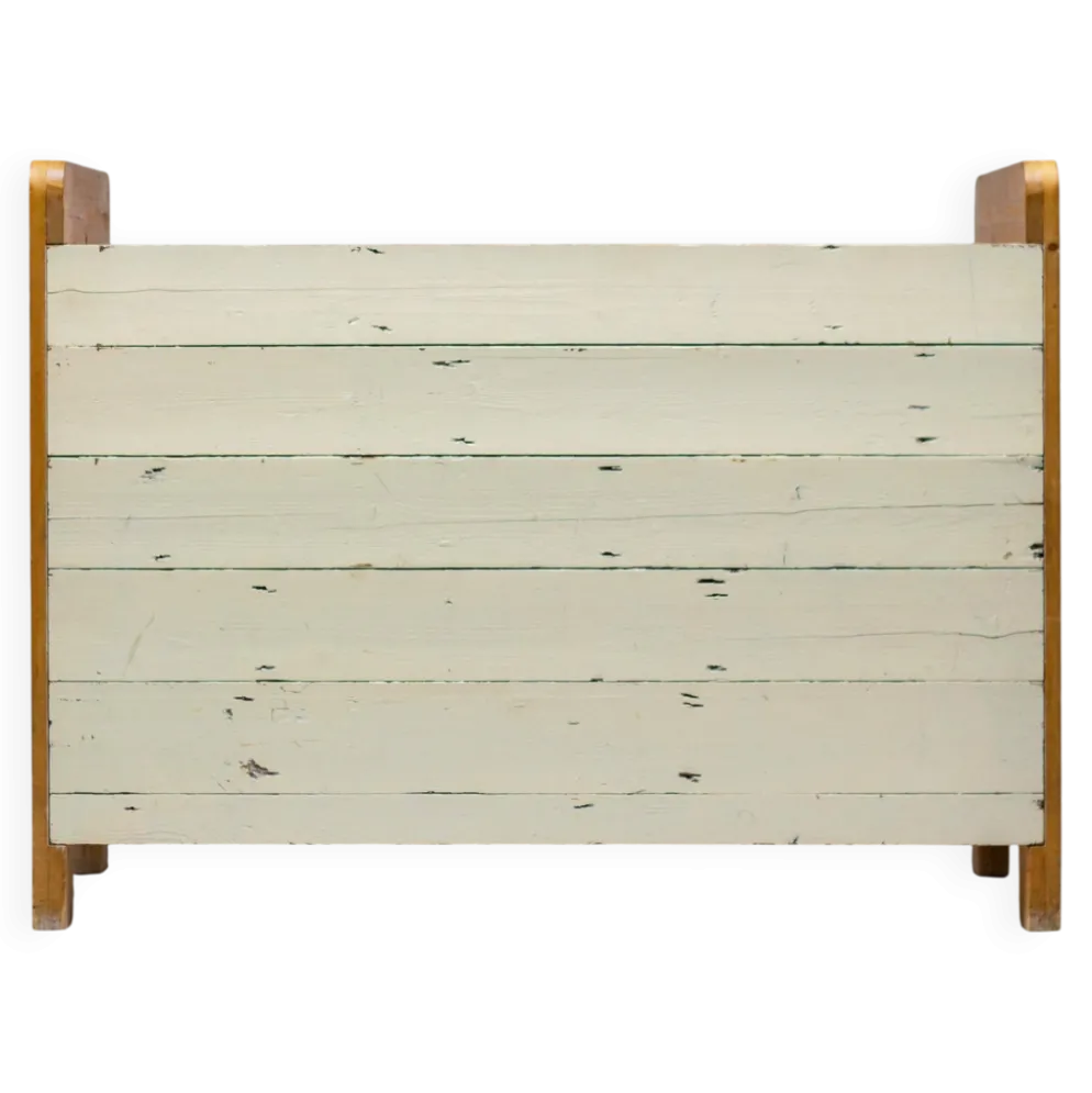 Reclaimed wood bench by Piet Hein Eek