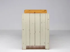Reclaimed wood bench by Piet Hein Eek