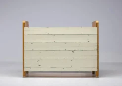 Reclaimed wood bench by Piet Hein Eek