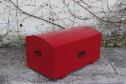 Repainted red trunk, 1960s