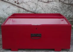 Repainted red trunk, 1960s