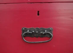 Repainted red trunk, 1960s