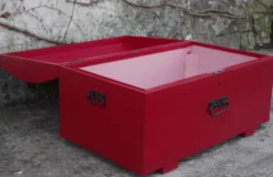 Repainted red trunk, 1960s