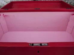 Repainted red trunk, 1960s