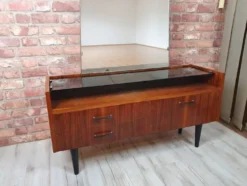 Restored Mid-Century Walnut Vanity Dressing Table by Marian Grabinski - 196