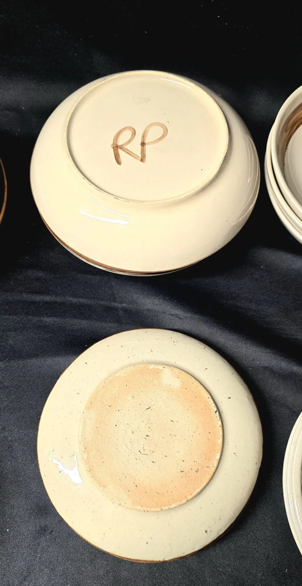 ROBERT PICAULT (1919-2000), lot de plats en céramiques émaillées vintage