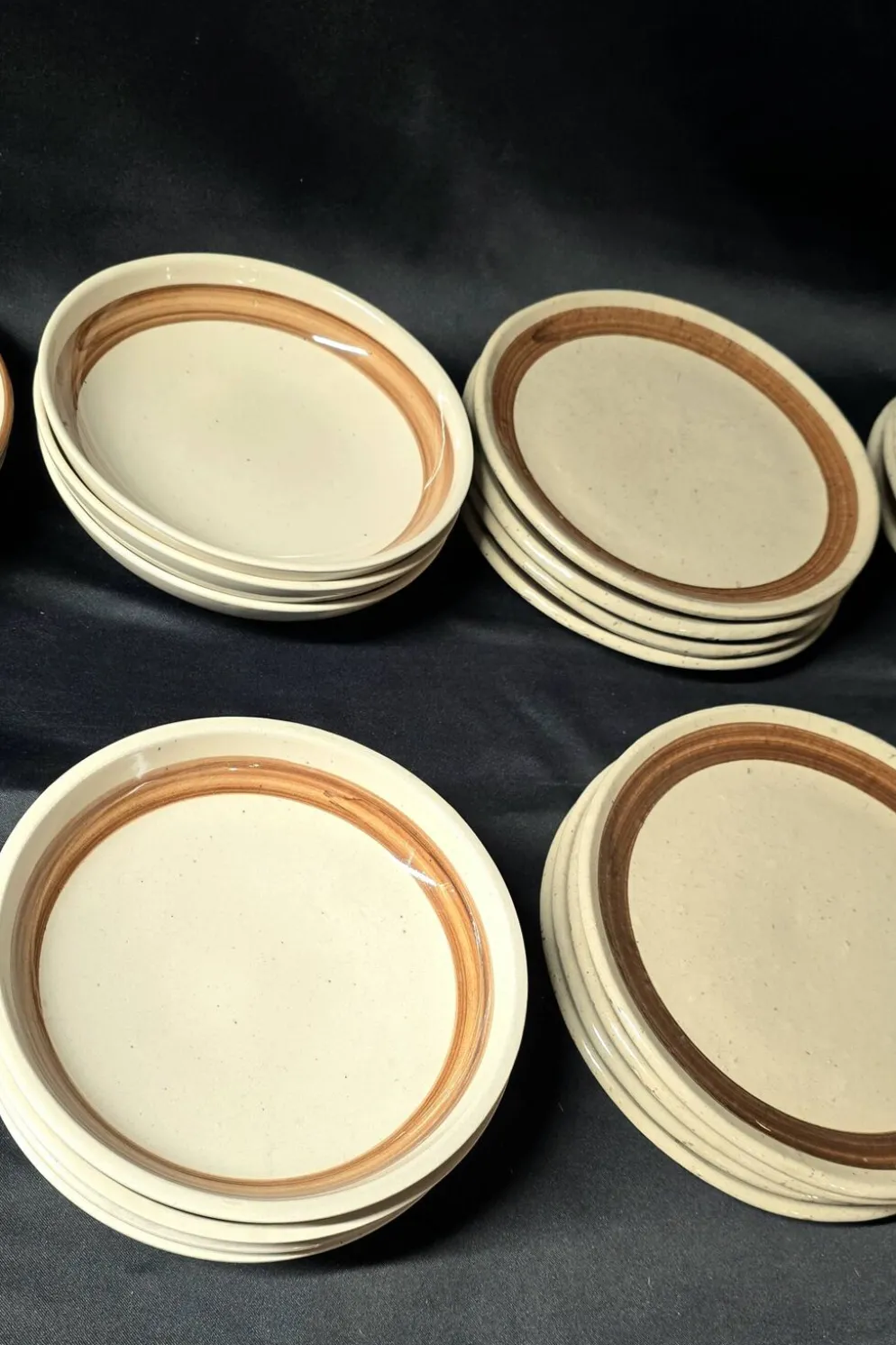 ROBERT PICAULT (1919-2000), lot de plats en céramiques émaillées vintage