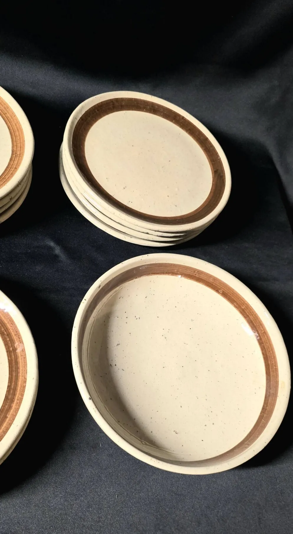 ROBERT PICAULT (1919-2000), lot de plats en céramiques émaillées vintage