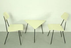 Rob Parry et Emile Truijen Lit, chaise et table de chevet pour la série Dico « Kamer 56 », années 1950