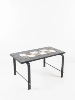 Roger capron (attr. à) - table basse en céramique vers 1950