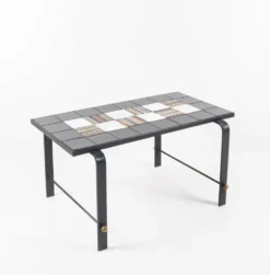 Roger capron (attr. à) - table basse en céramique vers 1950