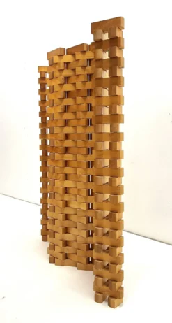 Room divider in Poplar wood 1990'S