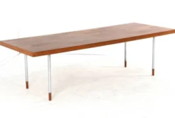 Rudolf B. Glatzel pour table basse Fristho en teck - design vintage néerlandais