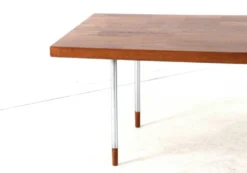 Rudolf B. Glatzel pour table basse Fristho en teck - design vintage néerlandais