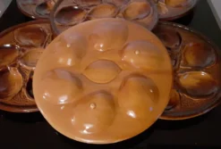 Saint-Clément / Série de 6 assiettes à huîtres