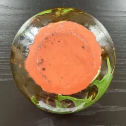 Saladier artisanal vert provençal