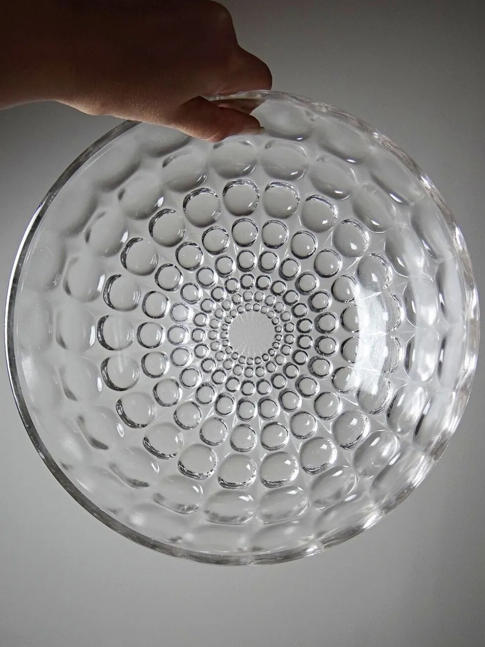 Saladier "Billes" René Lalique en verre, Art Déco circa 1937
