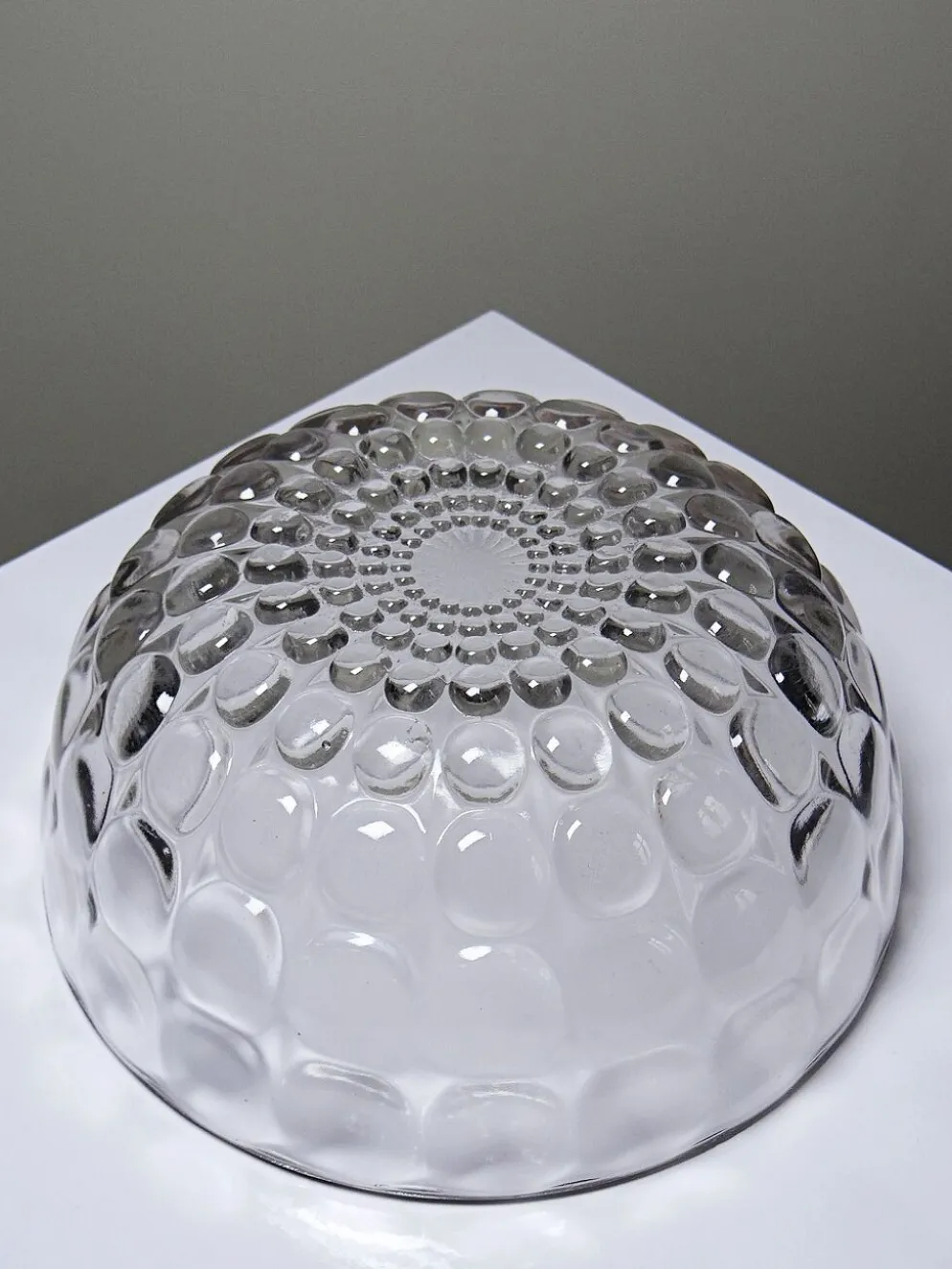Saladier "Billes" René Lalique en verre, Art Déco circa 1937