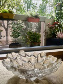 Saladier, coupe en cristal Royal Copenhagen