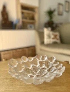 Saladier, coupe en cristal Royal Copenhagen