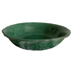 Saladier, coupe à fruits en céramique verte