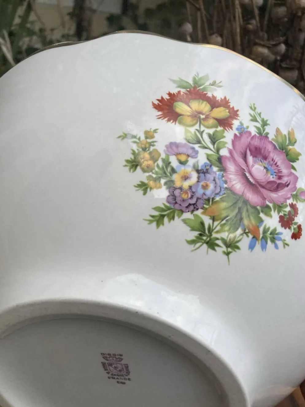 Saladier Digoin Sarreguemines charme romantique