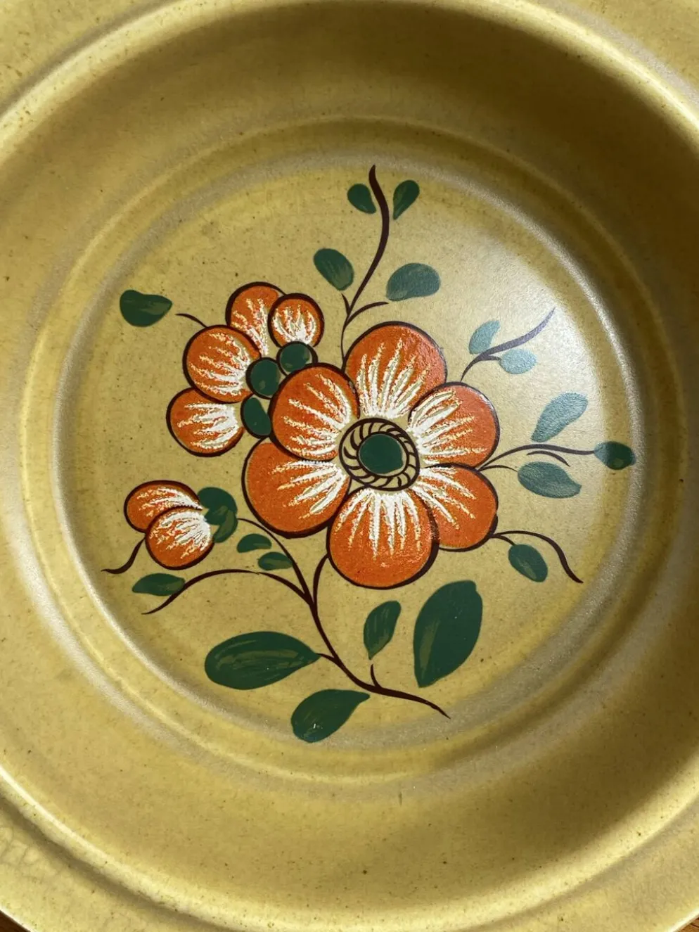 Saladier en faïence, Luneville, 1970