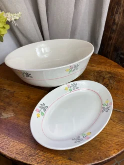 Saladier en porcelaine, Gien
