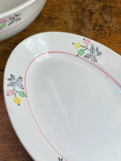 Saladier en porcelaine, Gien