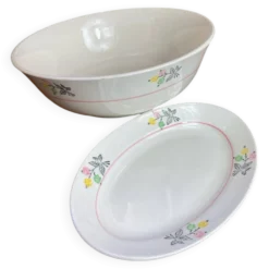 Saladier en porcelaine, Gien