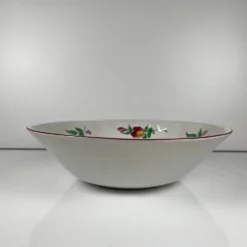 Saladier MM, modèle réverbère par KG Lunéville, motif tulipe