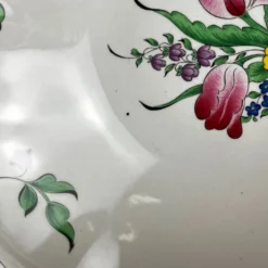 Saladier MM, modèle réverbère par KG Lunéville, motif tulipe