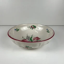 Saladier PM, modèle réverbère par KG Lunéville, motif tulipe