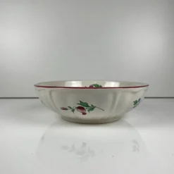Saladier PM, modèle réverbère par KG Lunéville, motif tulipe