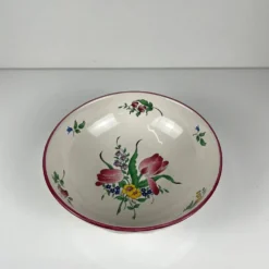 Saladier PM, modèle réverbère par KG Lunéville, motif tulipe