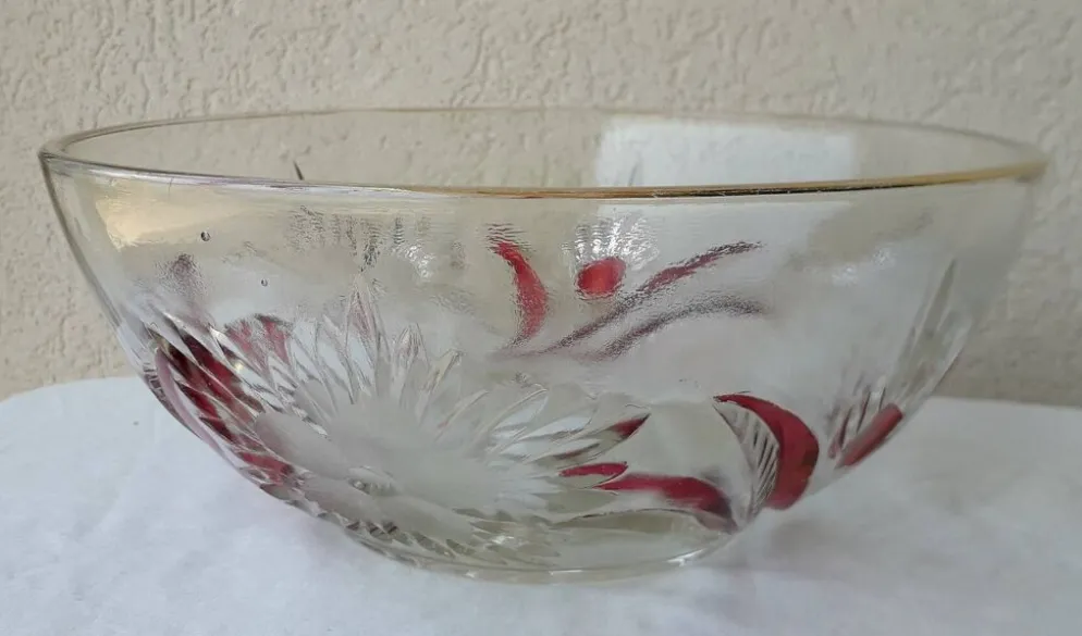 Saladier verre ou cristal