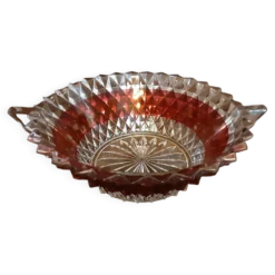 Saladier verre vintage